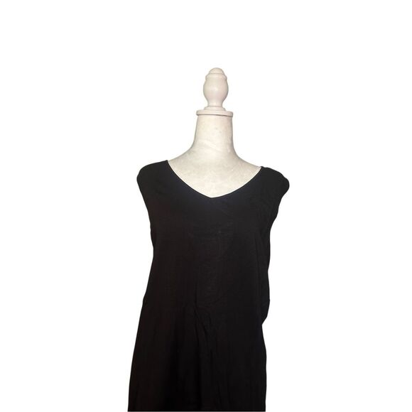 Susan Graver Womens 3X Modern Essentials Stretch Cotton Modal Tank Top Black NWT - Picture 1 of 4